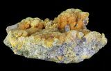 Orpiment with Barite & Realgar Crystals - Peru #63803-2